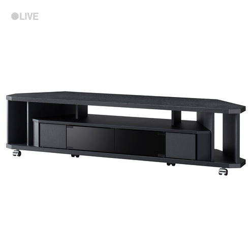 NOA-1400AV-BK コーナーテレビ台 幅140cm